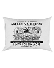 Viking Girlfriend I Love You More Rectangular Pillowcase front