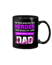I wear Purple For My Dad Alzheimer awareness Mug thumbnail