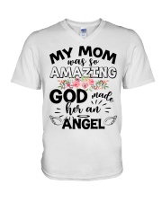 my mom V-Neck T-Shirt tile