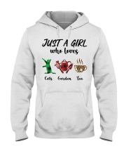 Cats Garden Tea Hooded Sweatshirt tile