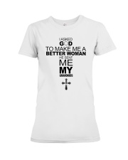 My grandkids Premium Fit Ladies Tee tile