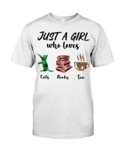 Cats Books Tea Premium Fit Mens Tee tile