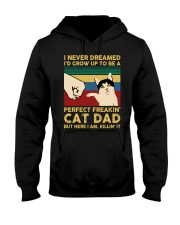 cat dad Hooded Sweatshirt tile
