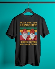 crochet coffee Classic T-Shirt lifestyle-mens-crewneck-front-3