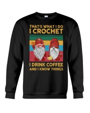 crochet coffee Crewneck Sweatshirt tile