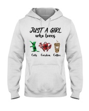 Cats Garden Coffee Hooded Sweatshirt tile