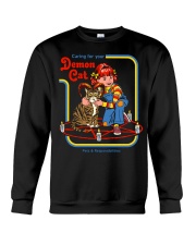CARING FOR YOUR DEMON CAT 72 Crewneck Sweatshirt thumbnail
