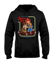 CARING FOR YOUR DEMON CAT 72 Hooded Sweatshirt thumbnail