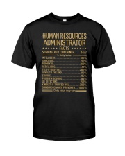 HUMAN RESOURCES ADMINISTRATOR Classic T-Shirt front