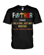 Father Like A Dad Just May Mightier V-Neck T-Shirt thumbnail