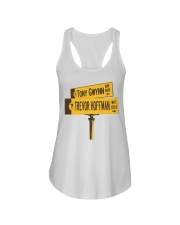 19 and 51 Street Sign Ladies Flowy Tank thumbnail