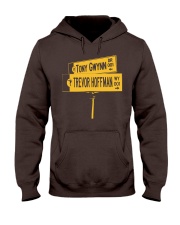 19 and 51 Street Sign Hooded Sweatshirt front