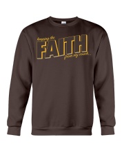 Keeping the Faith - Brown Font Crewneck Sweatshirt thumbnail