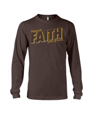 Keeping the Faith - Brown Font Long Sleeve Tee tile