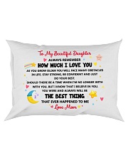 Personalized Pillow Gift to Daughter Rectangular Pillowcase front