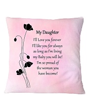 Personalized Pillow Gift to Daughter Square Pillowcase front