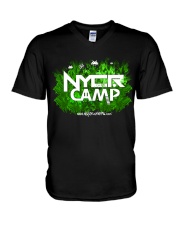 NYCR Camp Forest Design V-Neck T-Shirt thumbnail