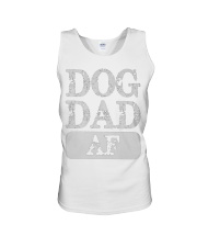 Dog Dad Af T Fathers Day Gift Unisex Tank tile