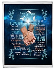 To My Mom Sherpa Fleece Blanket Small Fleece Blanket - 30" x 40" front
