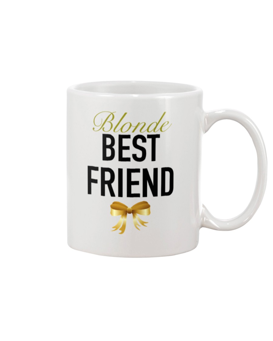 Blonde Best Friend Ribbon tees Mug