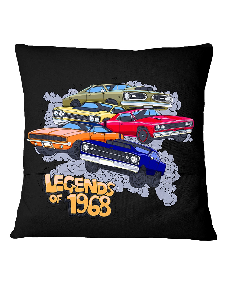 Legends of 1968 Square Pillowcase