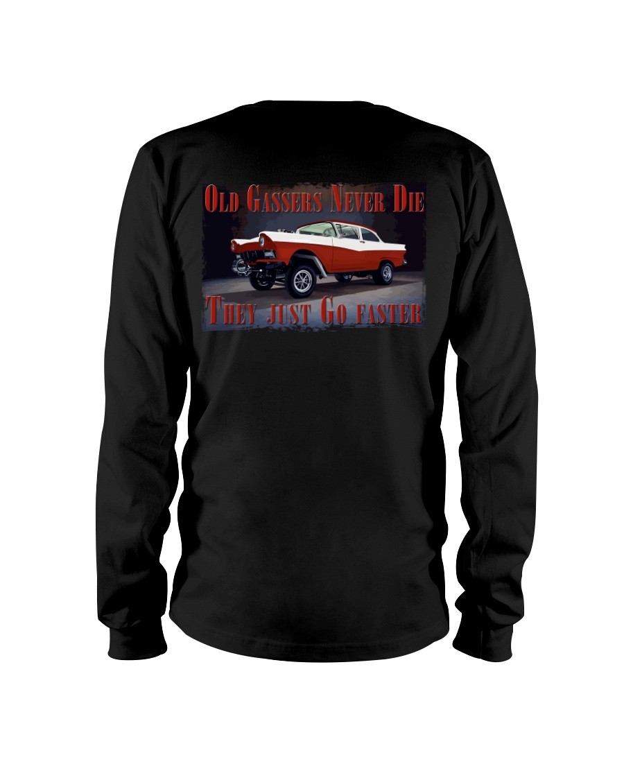Vintage Hot Rod Gasser Drag Racing T Shirts Long Sleeve Tee