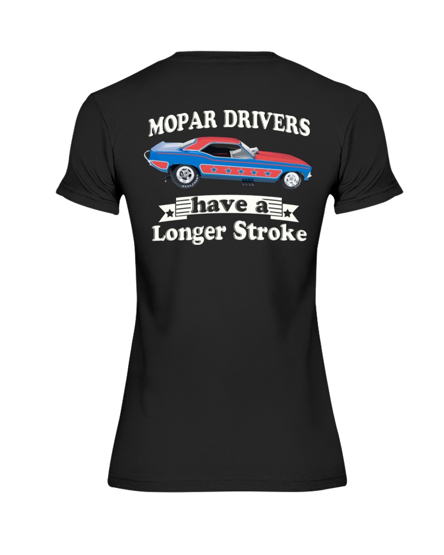 Nostalgia Drag Racing T Shirts Premium Fit Ladies Tee