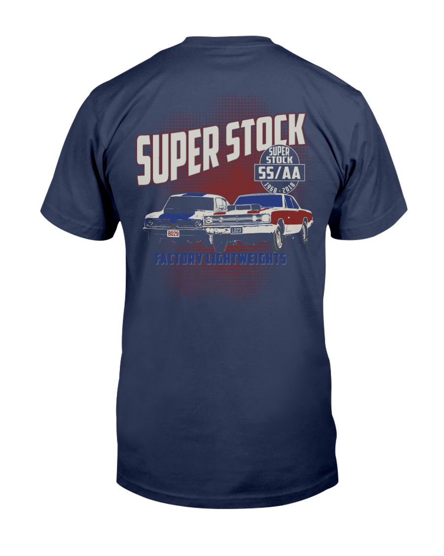 1968 Hemi Super Stock Drag Racing Premium Fit Mens Tee