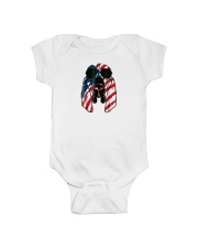 Bloodhound American Flag Pattern T Shirt Women Men Onesie thumbnail