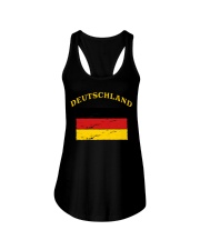 Deutschland Germany German Flag Soccer Gift Funny Ladies Flowy Tank thumbnail
