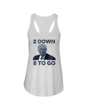 Donald Trump 2 Down 8 to Go Shirt Ladies Flowy Tank tile