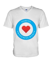 Diabetes Awareness Month 2019 V-Neck T-Shirt thumbnail