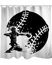 Best Baseball Lovers Gift Shower Curtain front