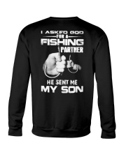 My Son - My Fishing Partner Crewneck Sweatshirt thumbnail