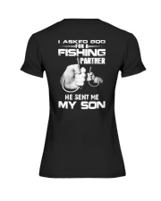 My Son - My Fishing Partner Premium Fit Ladies Tee thumbnail
