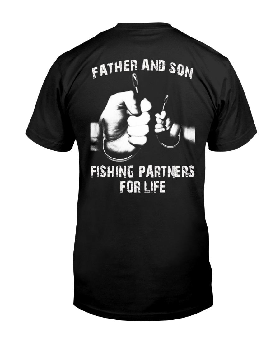 Fishing partners - Papa - father - son Classic T-Shirt