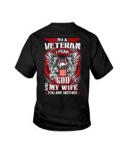 I am a Veteran - I fear God and My Wife Youth T-Shirt thumbnail