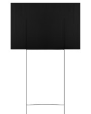 Limited Edition 18x12 Yard Sign back