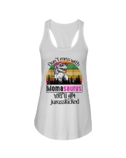 Vintage Dont Mess With Momasaurus Youll Get Jurass Ladies Flowy Tank thumbnail