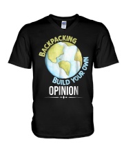 Backpacking T Shirt Gift Idea For Men Woman Love T V-Neck T-Shirt thumbnail