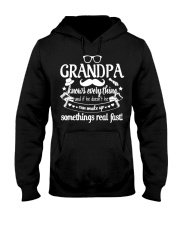 Grandpa Knows Everything 4Rt1k Funny T-shirt Hooded Sweatshirt thumbnail