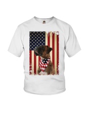 Boxer smile flag Youth T-Shirt tile