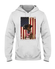 Boxer smile flag Hooded Sweatshirt tile