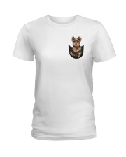 Yorkshire Terrier In Pocket Ladies T-Shirt tile