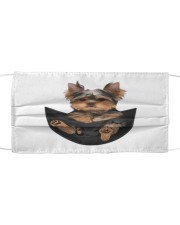 Yorkshire Terrier In Pocket Cloth face mask front