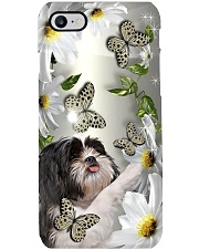 fn 5 shih tzu daisy and butterfly Phone Case tile