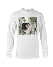 fn 5 shih tzu daisy and butterfly Long Sleeve Tee tile
