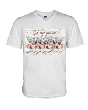 Elephant God Say You Are - Gift For Animal Lovers V-Neck T-Shirt tile