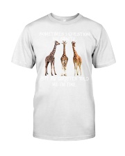Question my sanity Giraffe Premium Fit Mens Tee tile