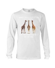 Question my sanity Giraffe Long Sleeve Tee tile